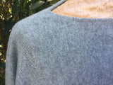 Hermès 2015 Grey Batwing Sleeve Scottish Cashmere Sweater Jumper F 38  LADIES