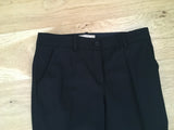 MICHAEL KORS Virgin Wool Black Cigarettes Pants Trousers Size 0 ladies