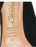 Aquazurra Firenze Women's Suede Cut Out High Heels Ankle Boots Size EU 37 UK 4 ladies