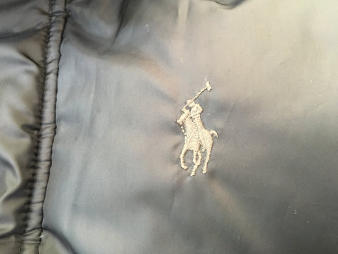 Mens Ralph Lauren black Polo Pony Puffer Jacket