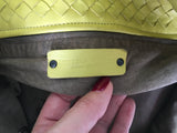 Bottega Veneta Cesta Intrecciato Leather Shopping Bag Tote Handbag Ladies