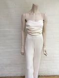 Reiss Womens Vianne bandeau crepe strapless jumpsuit Size UK 4 US 0 ladies