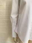 CAROLINA HERRERA White button up blouse shirt top Size UK 10 US 6 Ladies