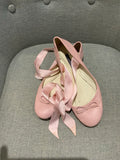 Ralph Lauren Collection Leather Ballet Flats In Pink Size US 8.5 UK 5.5 EU 38.5 ladies