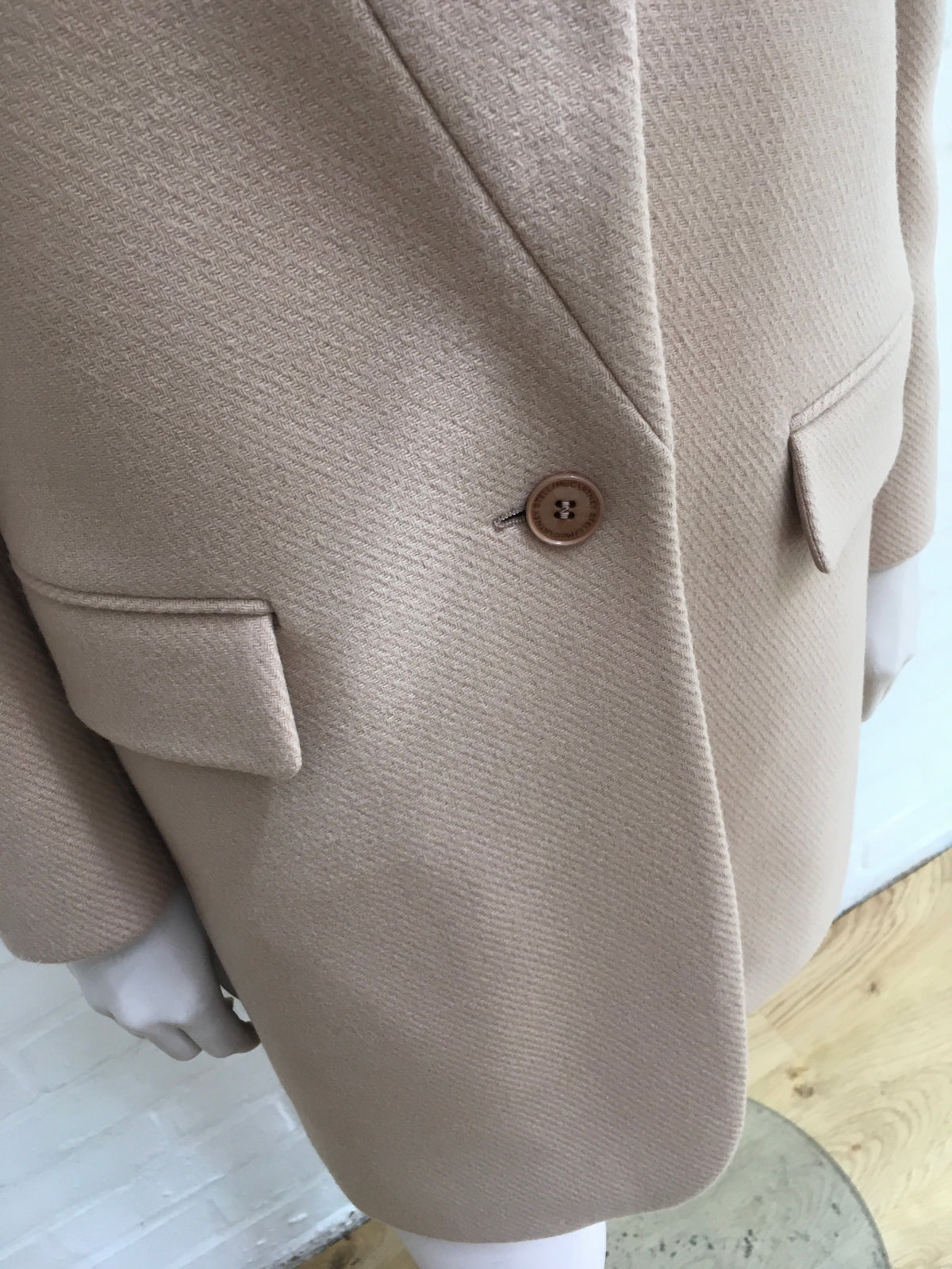 STELLA MCCARTNEY Beige 2019 Bryce wool-blend coat ladies