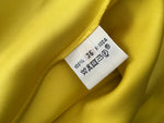 Hermès Hermes Paris Yellow Printed Silk Blouse Top F 36 UK 8 US 4 Ladies