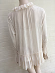 SEE BY CHLOÉ RUNAWAY OVERSIZED LONG SLEEVES TUNIC BLOUSE SIZE S SMALL ladies
