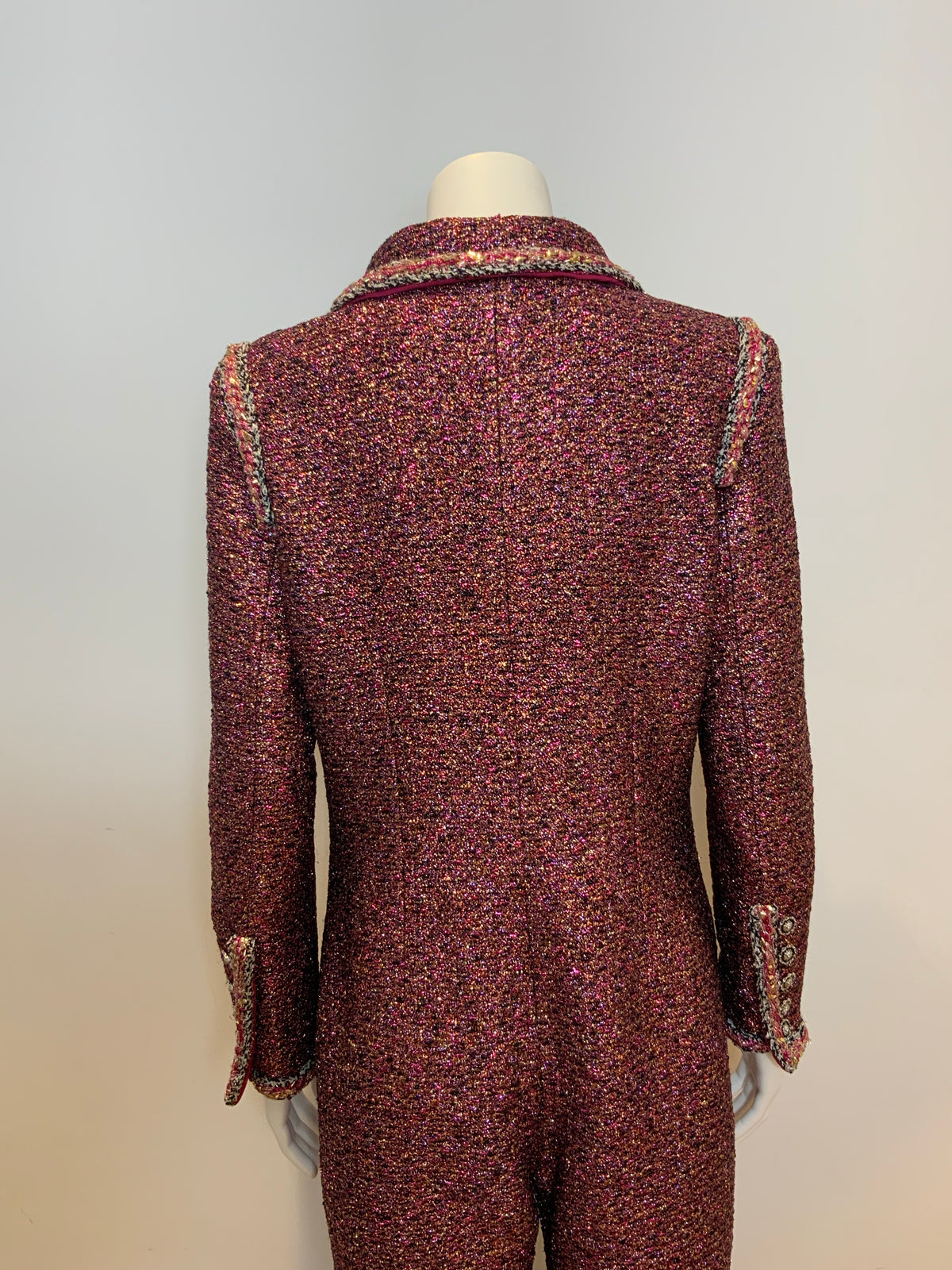 Amazing Chanel 2020 Metallic Iridescent MÉTIERS D’ ART jumpsuit F 42 UK 14 US 10 ladies