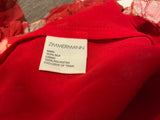 ZIMMERMANN Corsair Iris Silk Red Corsair Romper Jumpsuit Size 1 ladies