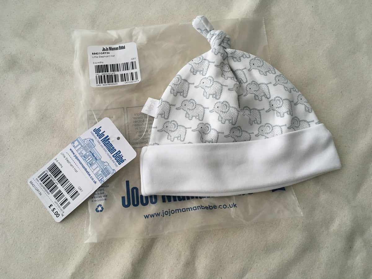 JoJo Maman Bébé 2020 Little Elephant Baby Hat 3-6 month children