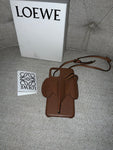 LOEWE Brown Leather Elephant iPhone 11 Pro Case Crossbody ladies