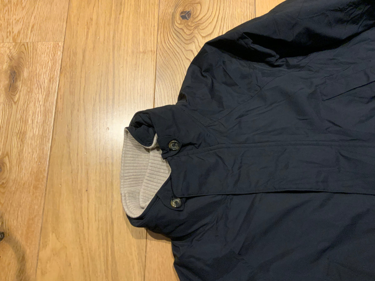 Loro Piana Mens Navy Icer Hooded Coat Jacket 2 in One Size L large men