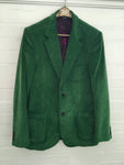 Burberry Green Corduroy Jacket Blazer Men