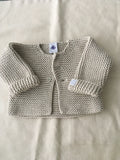 Petit Bateau Unisex baby knit cardigan Size 3 month 60 cm children