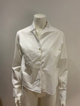 Maneki Neko Venezia Italy white cotton blouse shirt Size I 46 UK 14 US 10 ladies