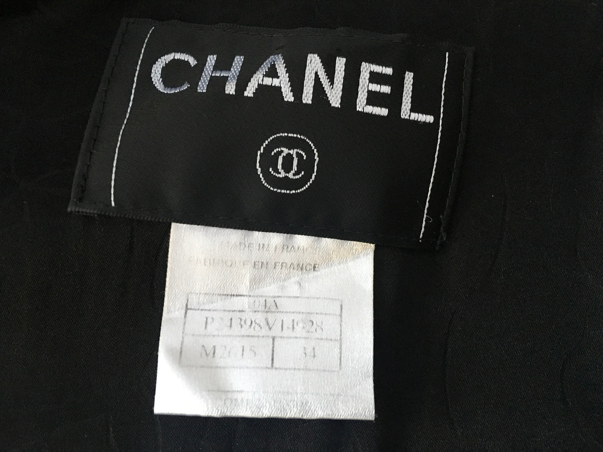 CHANEL Couture Lesage Shimmer Ribbon Tweed Blazer Jacket LADIES
