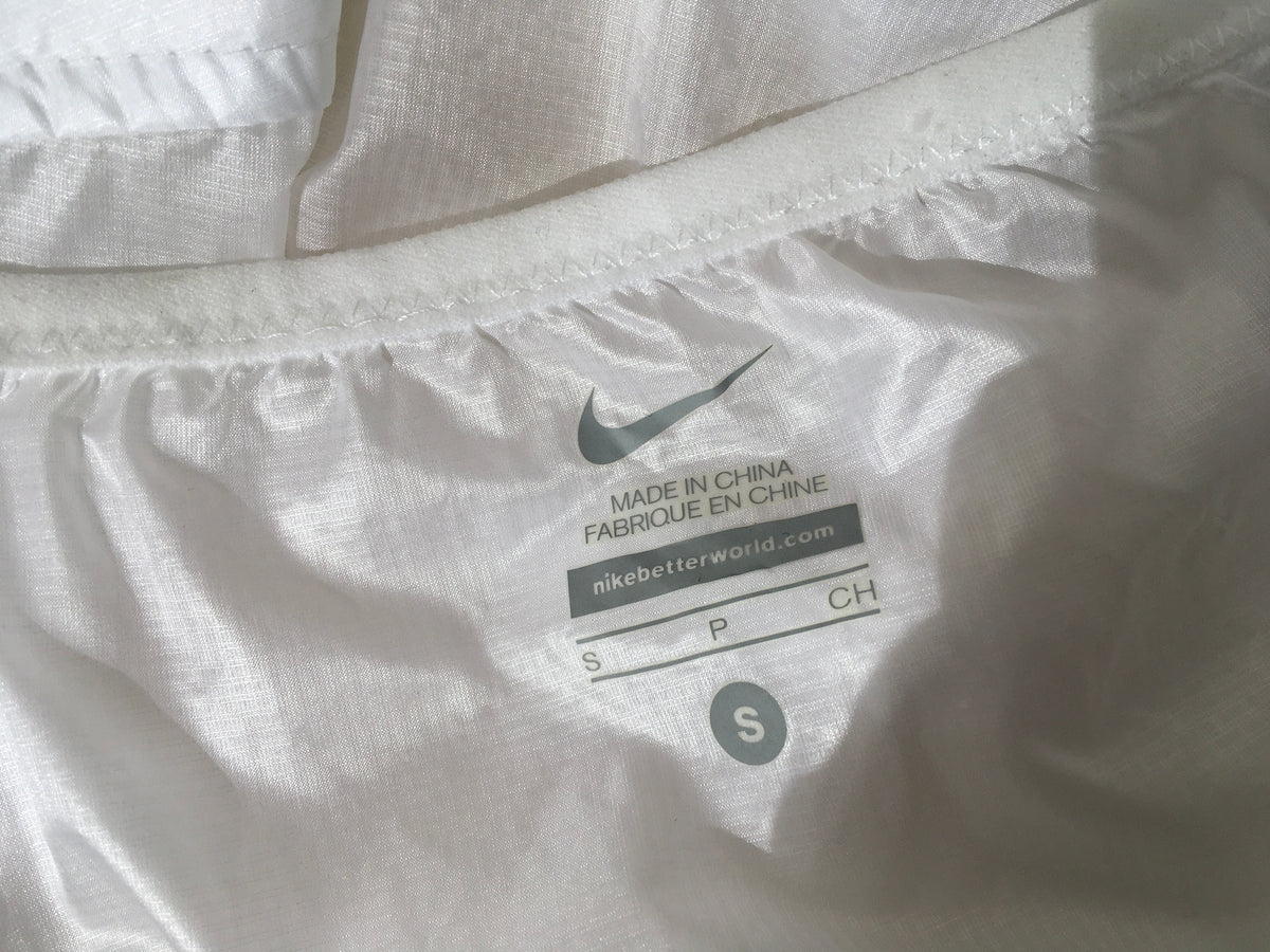 Nike Sportswear Jacket Transparent Packable Training White Lightweight Rain S ladies