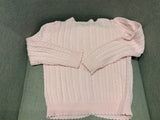 RALPH LAUREN POLO GIRLS' RUFFLED RIB KNIT CARDIGAN CABLE SWEATER JUMPER 6 YEARS children