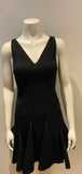 Antonio Berardi LBD little black Fit & flare dress SIZE I 38 US 2 UK 6 XS ladies