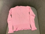 RALPH LAUREN Girls' Pink Knit Cardigan Cable Sweater Jumper Cardigan 5 years children