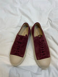 AXEL ARIGATO CAP TOE SNEAKER BURGUNDY SUEDE LEATHER Shoes Size 37 UK 4 US 7 ladies