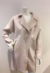 Selected Femme Oversized Pale pink wool cashmere coat Size F 34 XS ladies