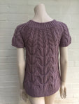 Barneys New York Taste Luxury Humor Cashmere Cable Knit Sleeveless Sweater Ladies
