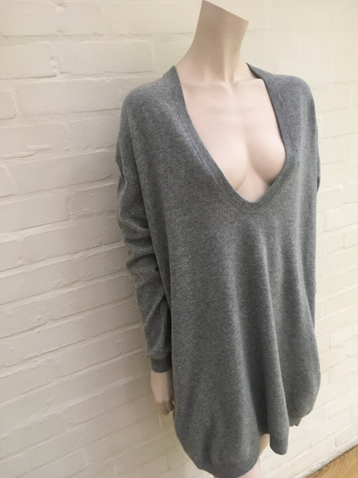 THE ROW Maita merino wool and cashmere-blend sweater dress jumper Size M Medium Ladies