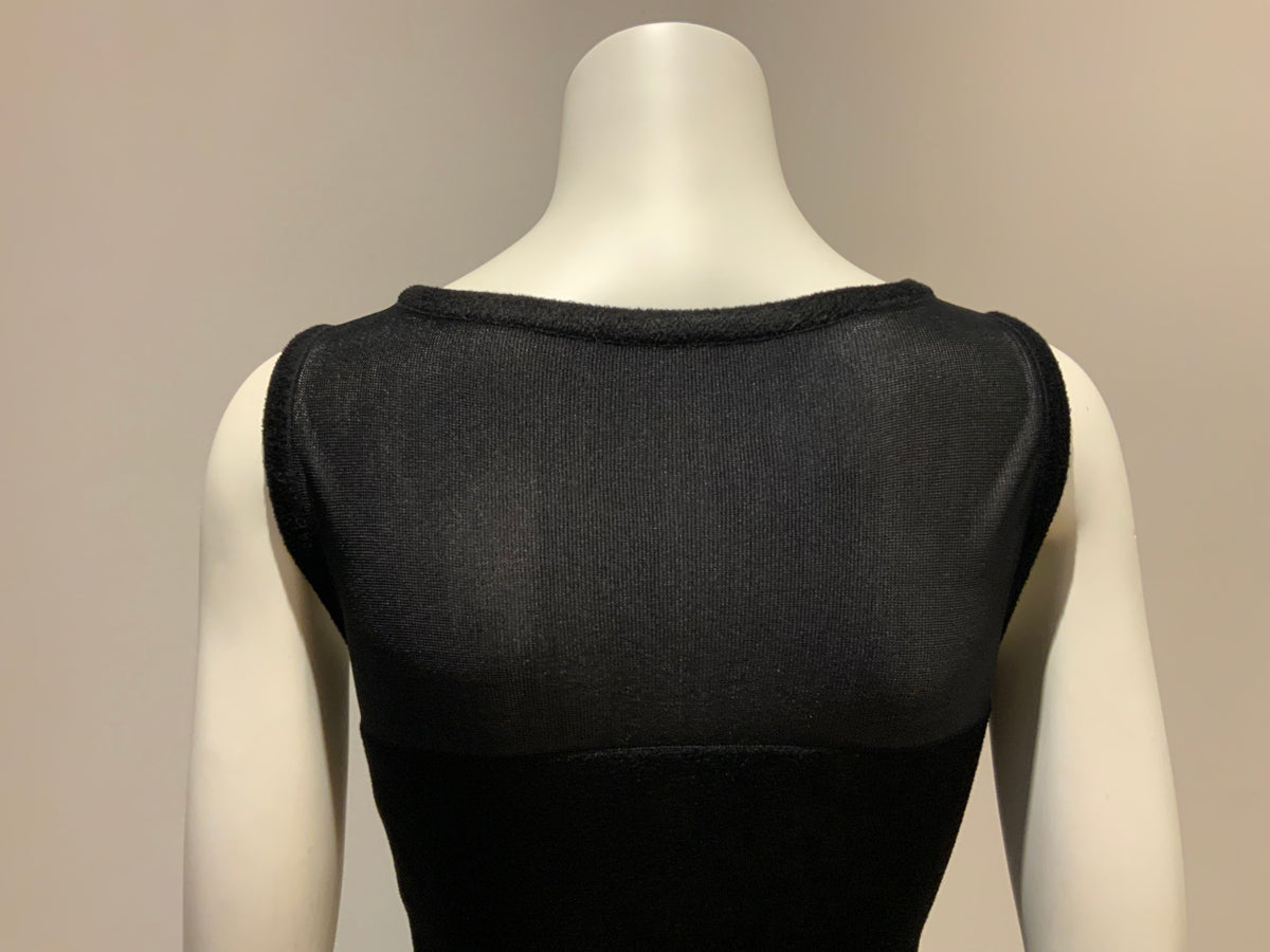 Azzedine Alaïa Alaia MOST WANTED Black Stretch-velvet Gown Size F 40 UK 12 US 8 ladies