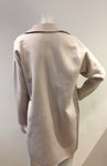 Selected Femme Oversized Pale pink wool cashmere coat Size F 34 XS ladies