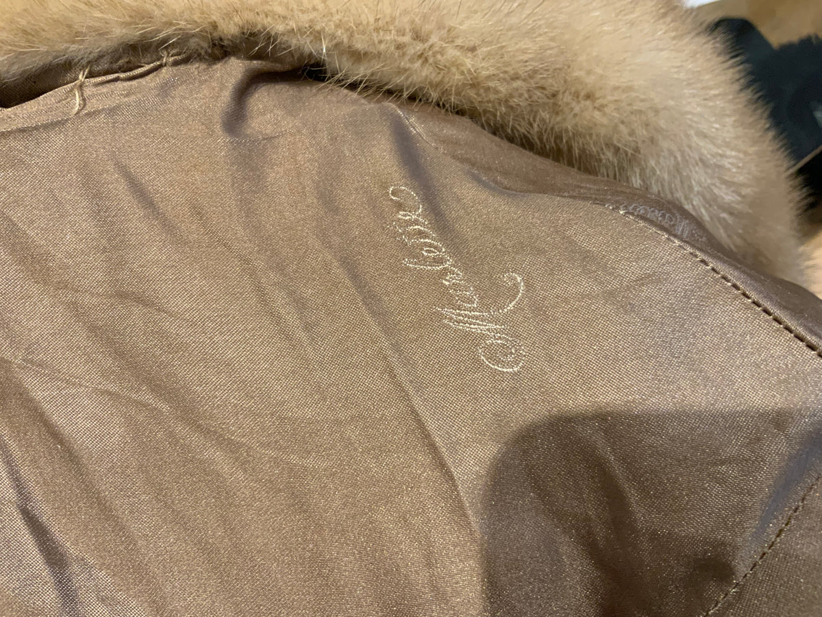 Gittelman's Sons Vintage Mink Fur Stole Cape Shawl Honey Blonde Fur Stole ladies