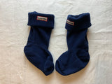 HUNTER blue kids fleece welly XXS 25-27 Children