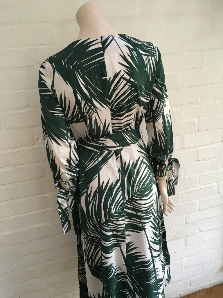 green emerald velvet dress ZARA MOST WANTED ECRU GREEN LEAF MIDI TEA DRESS Ladies Afashionistastore green emerald velvet dress ZARA MOST WANTED ECRU GREEN LEAF MIDI TEA DRESS Ladies Afashionistastore