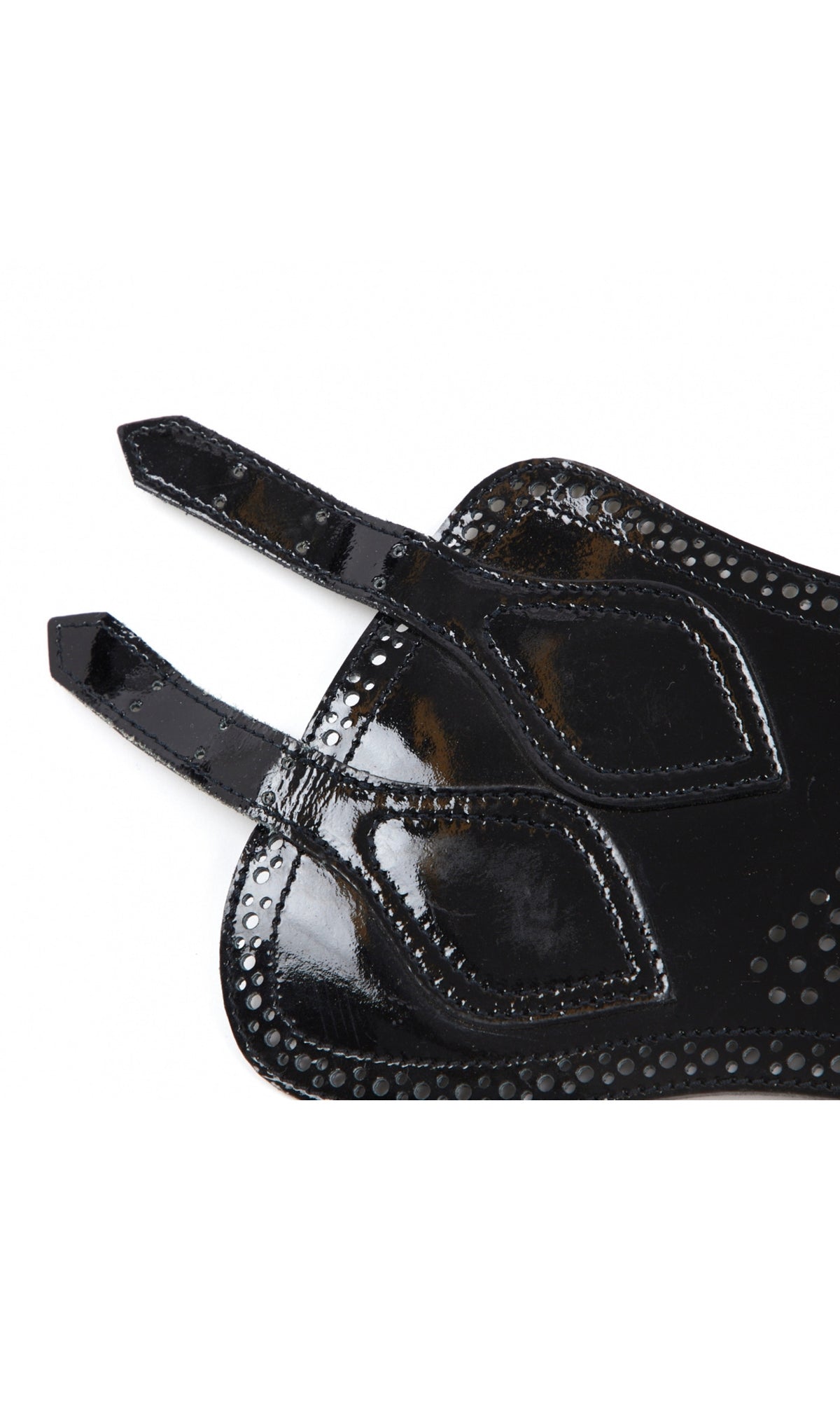 JEAN PAUL GAULTIER patent leather bondage corset belt ladies