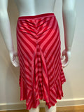 Ella Moss Stripped Prima Cotton Summer Midi Skirt Size XS ladies