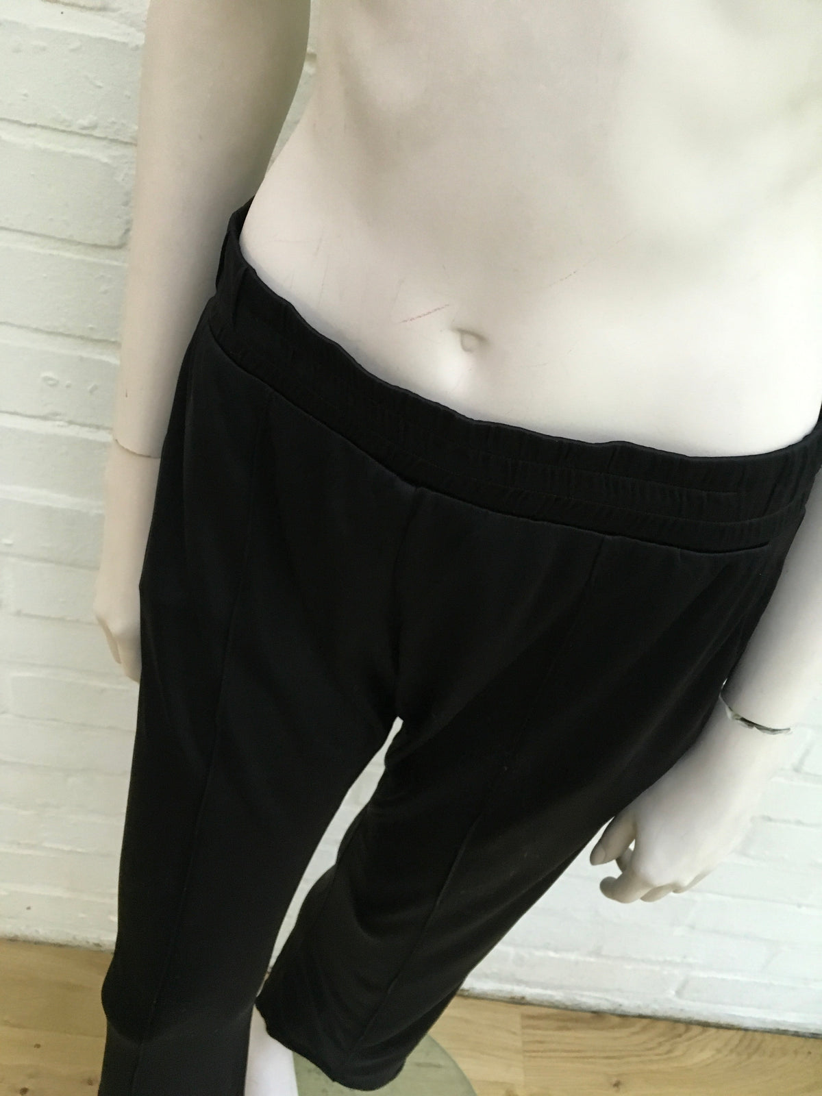 BLUMARINE Black Straight Leg Sport Pants Trousers Ladies