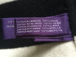 Ralph Lauren Collection Purple Label Black & White Cashmere & Wool Jacket Coat Size 4 S Ladies