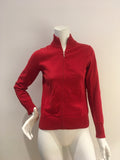 McKenzy Red Knit Cardigan Size M medium ladies