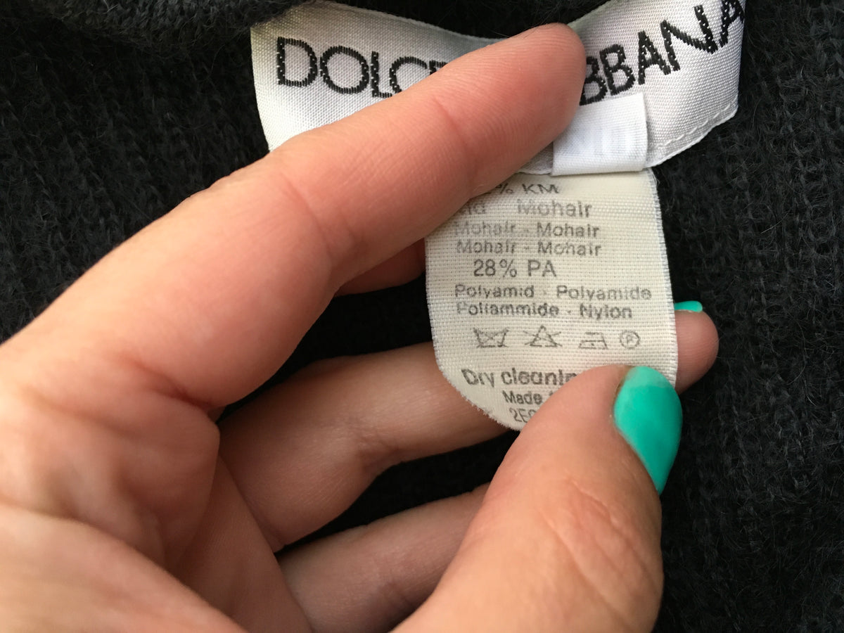 DOLCE & GABBANA Mohair Thin Knit Tank Top I 40 UK 8 US 4 S Small ladies