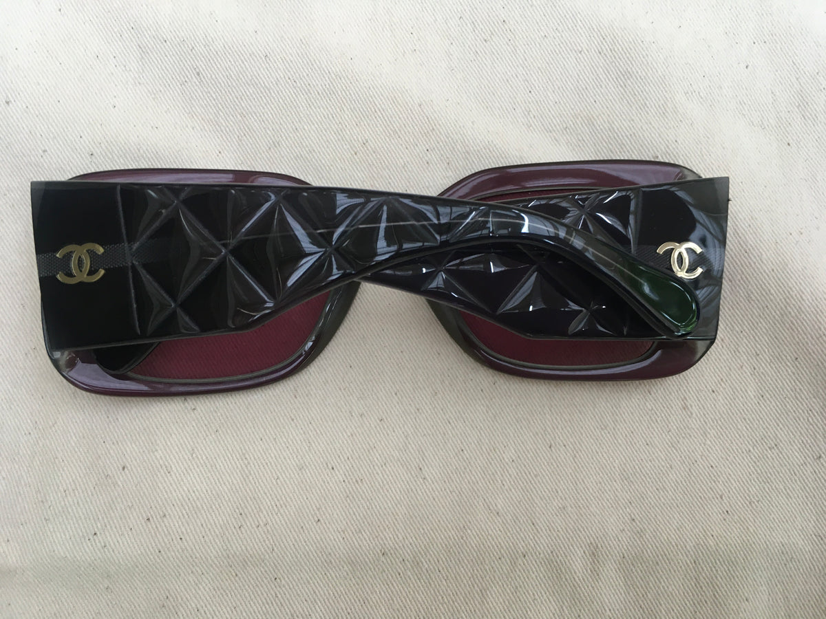Chanel 5019 Women Quilted CC Sunglasses ladies
