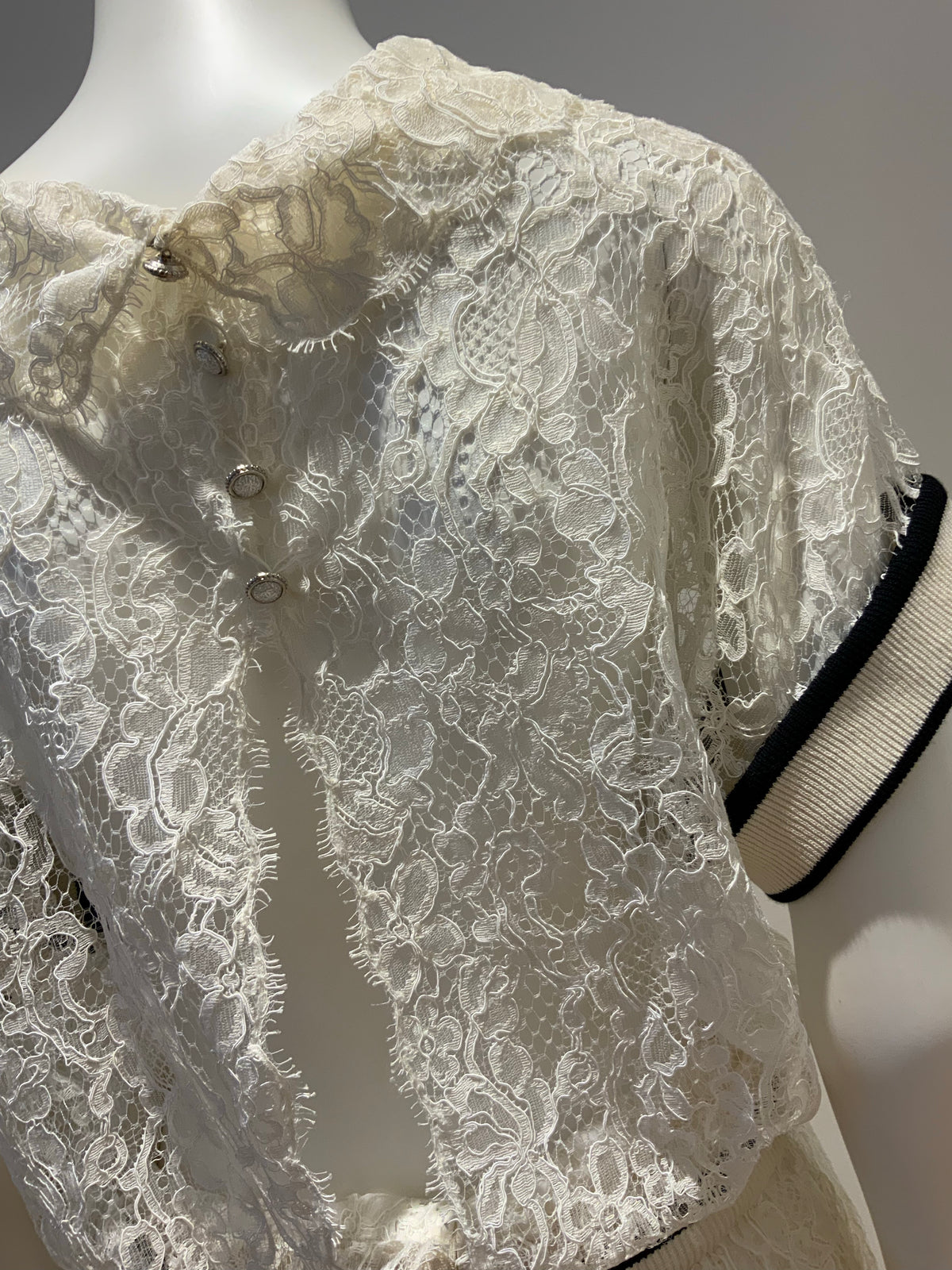 Chanel 2017 Lace Long Dress Amazing F 44 UK 14 US 12 ladies