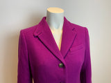 RALPH LAUREN Lautren Wool Ashford Fitted Blazer Jacket Size US 8 UK 12 ladies