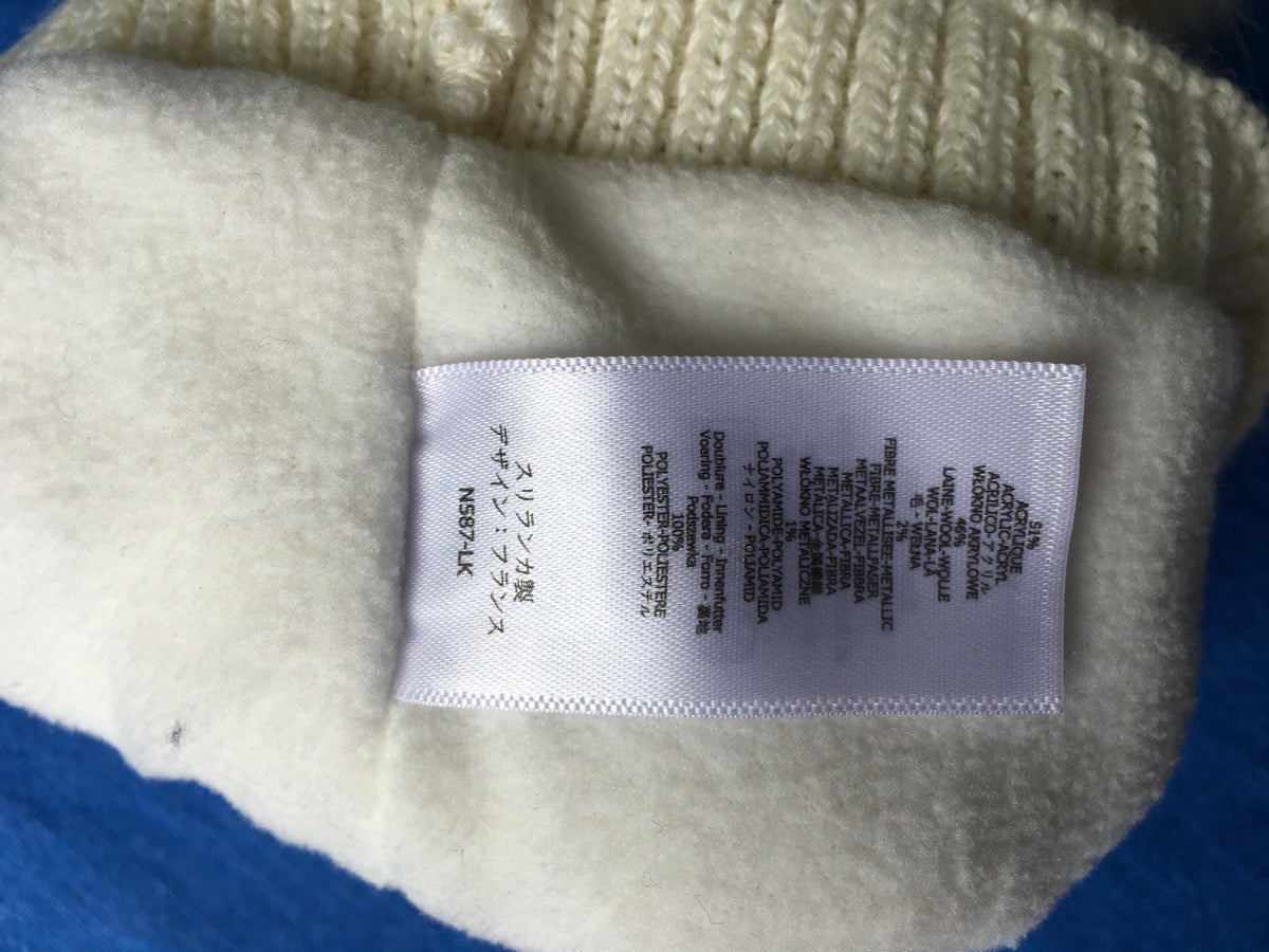 Petit Bateau Wool Blend Girl Cable Knit Pom-Pom Hat Amazing Quality 2019 Children