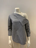 Dion Lee 'axis' Gingham Check One-shoulder Top Blouse Size AU 6 UK 6 US 2 XS ladies