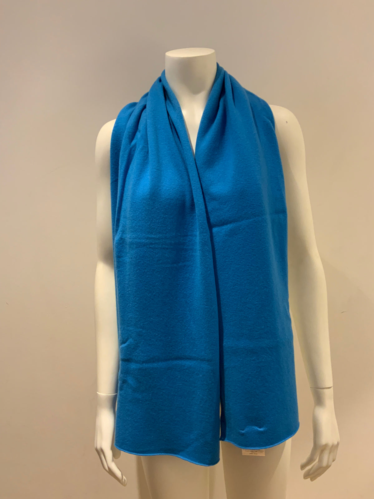 Pringle of Scotland Pure Cashmere Unisex Shall Scarf Blue or Grey ladies
