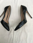 Gianvito Rossi Patent Leather Pointed-Toe Pumps heels shoes Size 36 US 6 UK 3 ladies