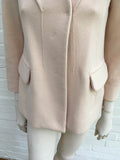 Carven Peach Wool Blend Blazer Jacket Coat FR 34 UK 6 US 2 XXS Ladies