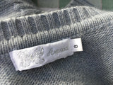 Amaia KIDS Pockets Wool & Cashmere C Knit Sweater Jumper V neck Children
