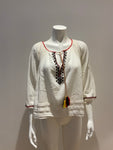 Ralph Lauren Denim & Supply White Embroidered Tunic Size XS ladies