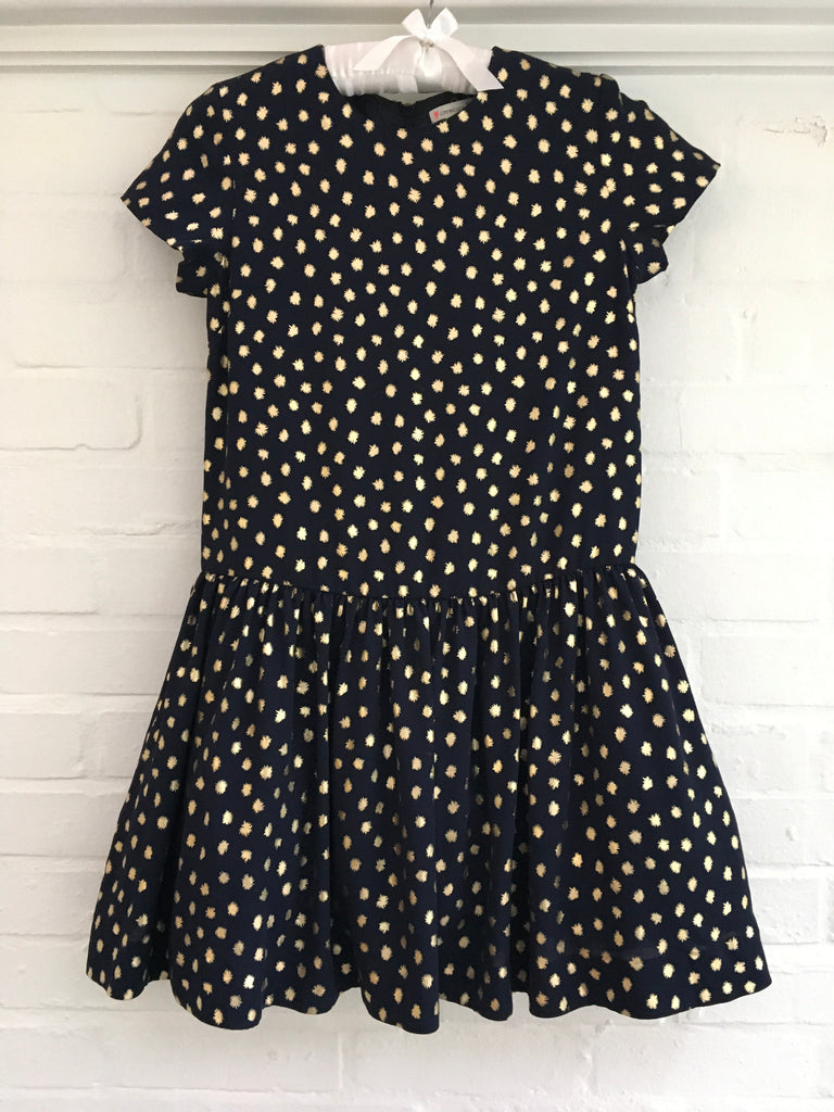 CREWCUTS J. CREW GIRLS BLACK GOLD DOTS DRESS Children Afashionistastore CREWCUTS J. CREW GIRLS BLACK GOLD DOTS DRESS Children Afashionistastore